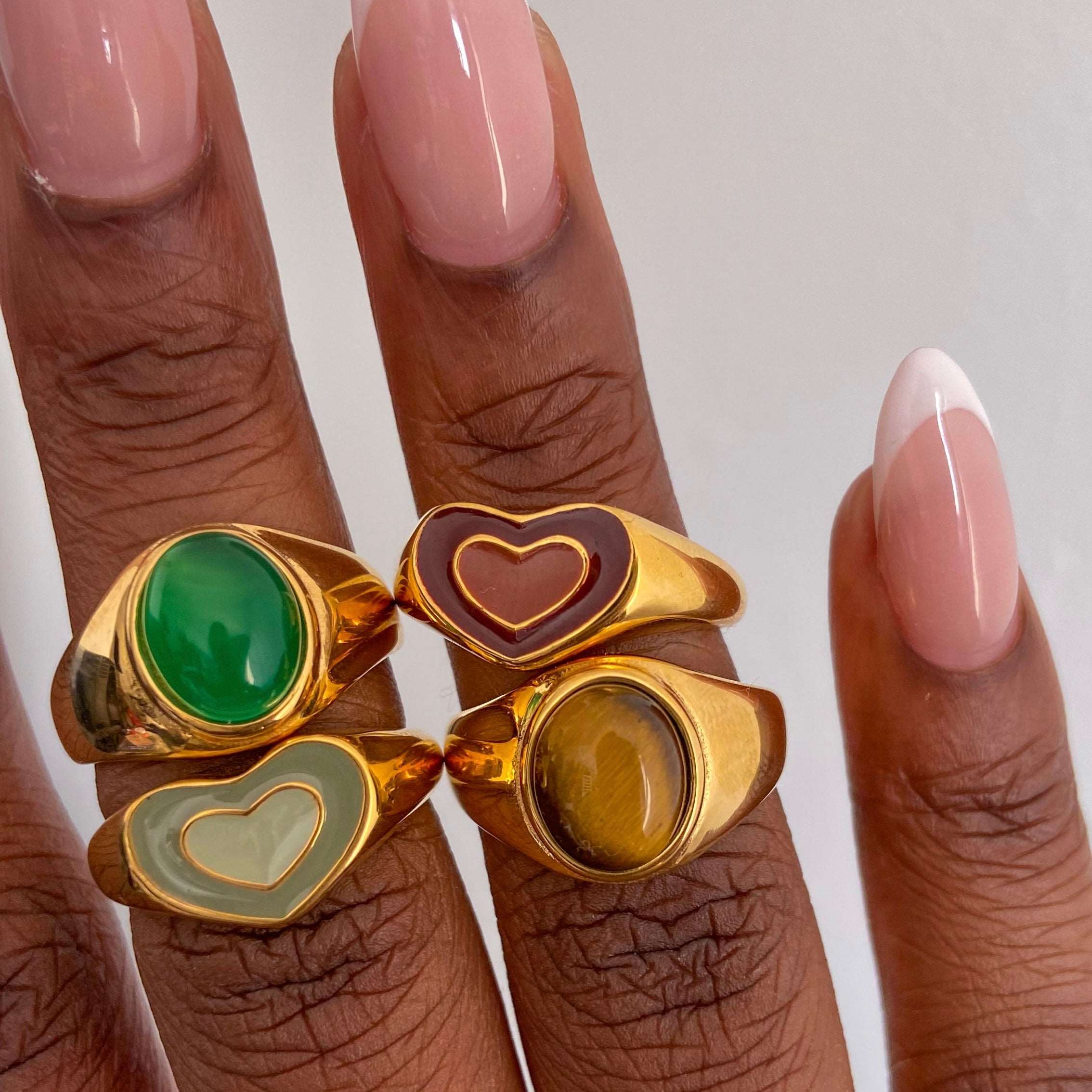 Tiger Eye Signet Ring