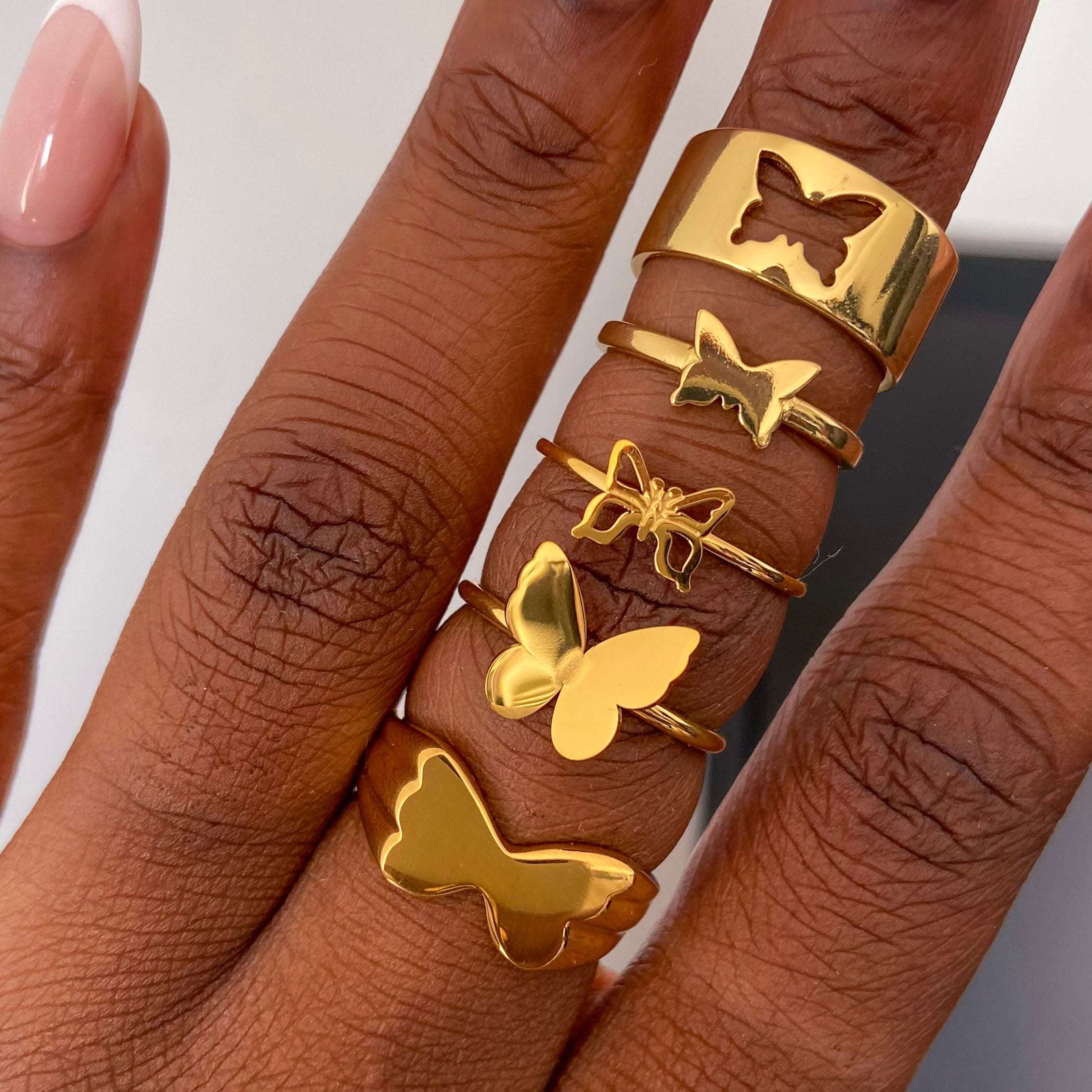 Butterfly Signet Ring