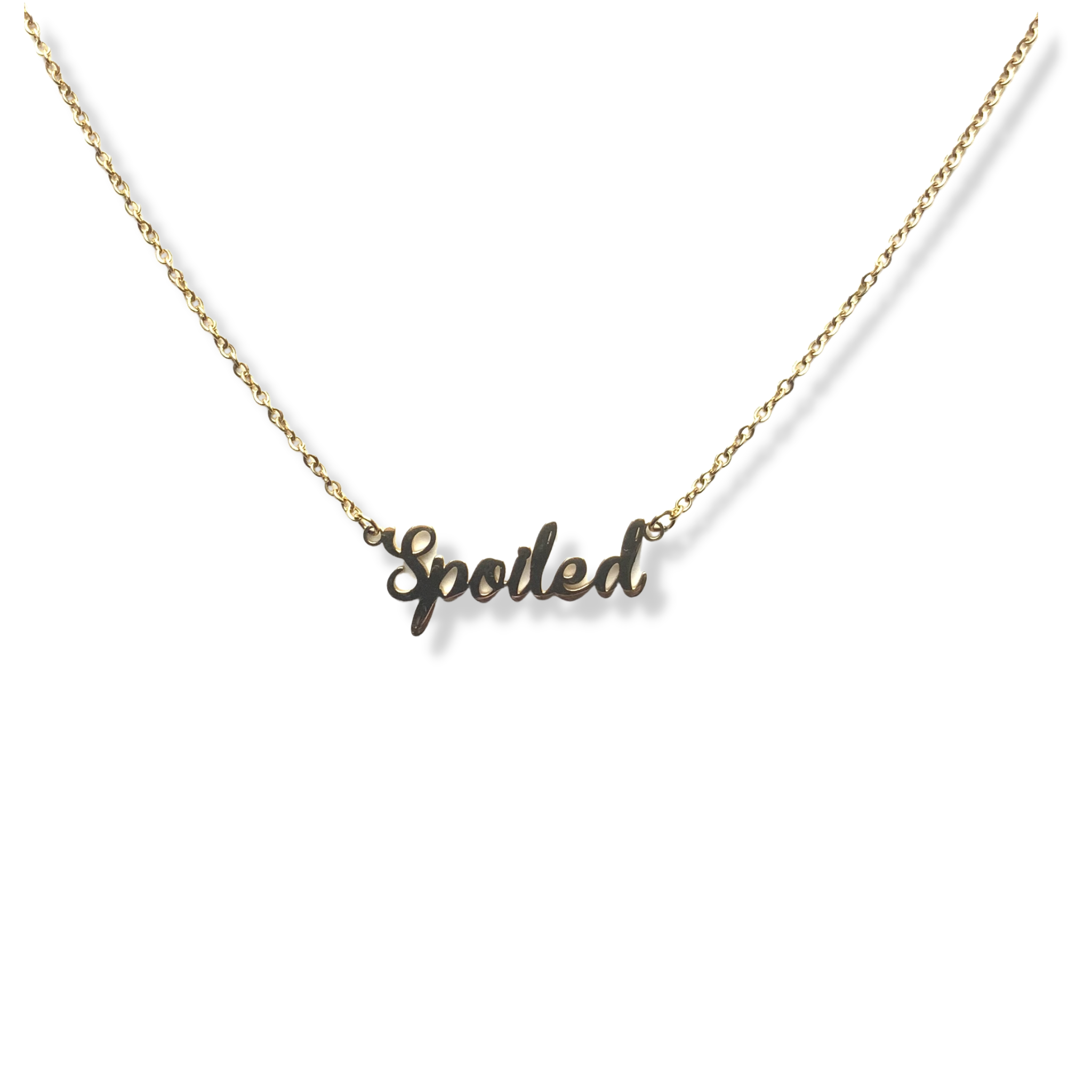 Cursive Nameplate Necklace