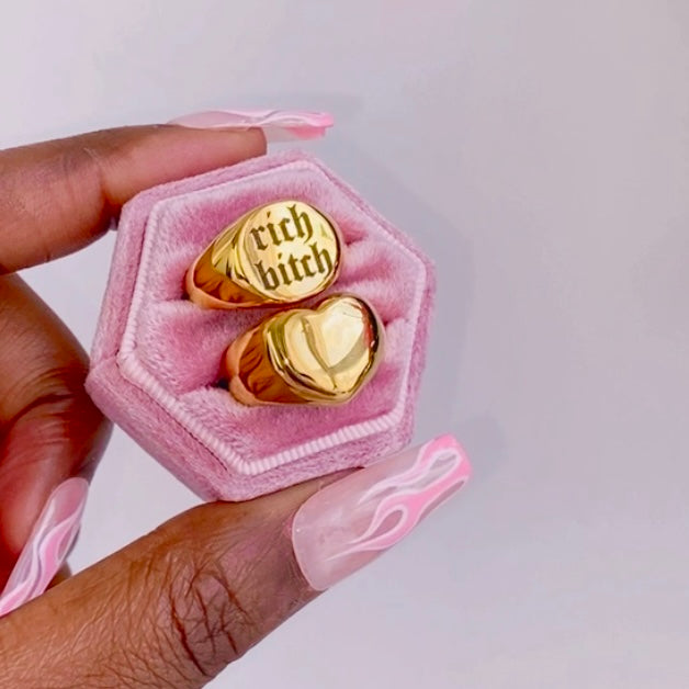 Chunky Heart Signet