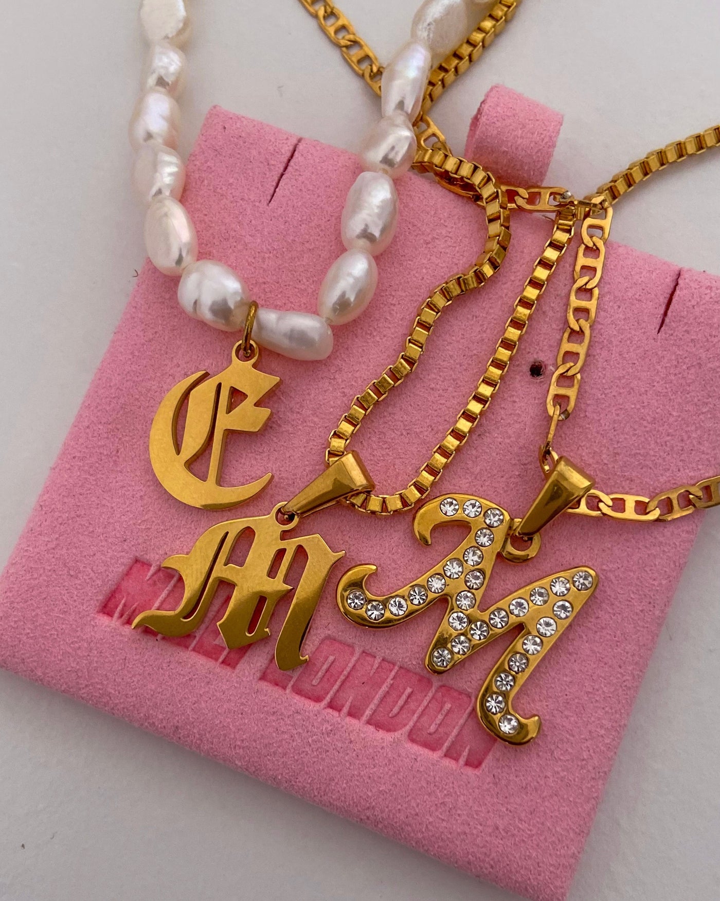 just the initials